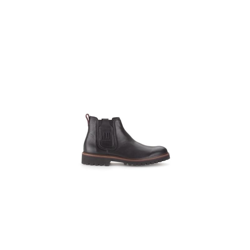 Boots chelsea en cuir noir | Grande taille homme | Gabor