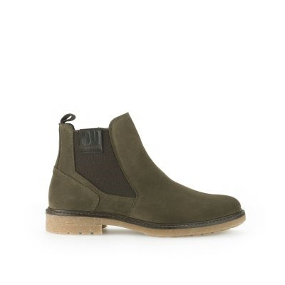 Boots chelsea kaki en cuir suédé | Grande pointure homme | Pius Gabor