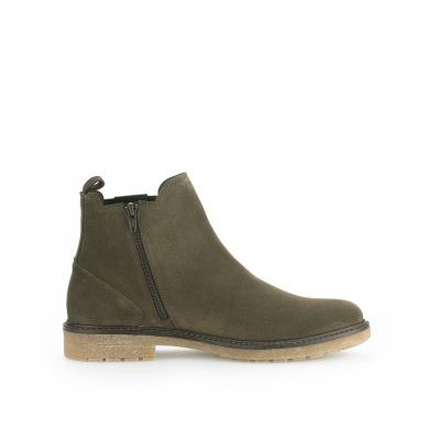 Boots chelsea kaki en cuir suédé | Grande pointure homme | Pius Gabor