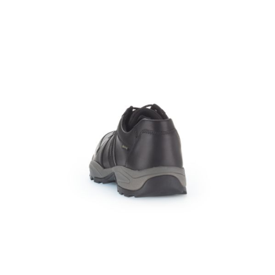 chaussure de marche basse en cuir lisse noir| grande taille homme | PIUS GABOR