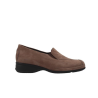 Mocassin cuir taupe grande largeur  | Petite taille femme | Semler
