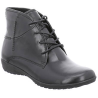 Boots fourrée à lacets en cuir noir |  Grande pointure femme | Josef Seibel