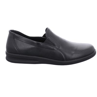 Chausson en cuir noir | Grande taille homme | WESTLAND