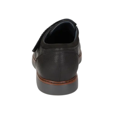 Derby confort à velcro noir grande largeur  | Grande taille homme| SIOUX