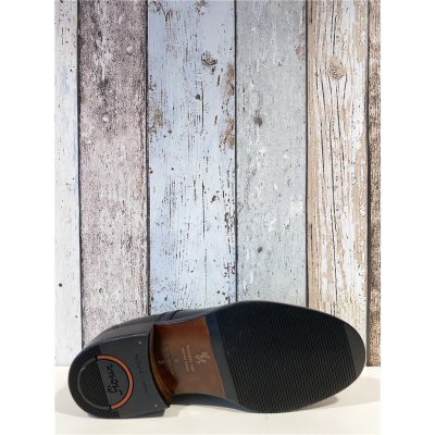 Chaussures large à lacets habillé en cuir noir | Petite taille homme |SIOUX