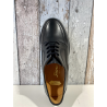 Chaussures large à lacets habillé en cuir noir | Petite taille homme |SIOUX