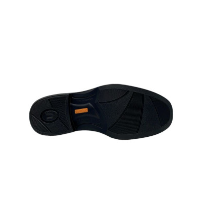 Derby grande largeur cuir lisse noir|Grande taille homme|Jomos