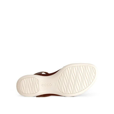 Sandale sport cuir marron foncé|Grande taille femme|Ecco