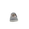 Ballerine confort à scratch en nubuck bleu ciel | Petite pointure femme | Semler