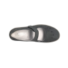Ballerine confort à scratch en nubuck bleu ciel | Petite pointure femme | Semler