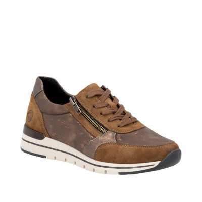 tennis stretch velours cognac|Grande taille femme|Remonte