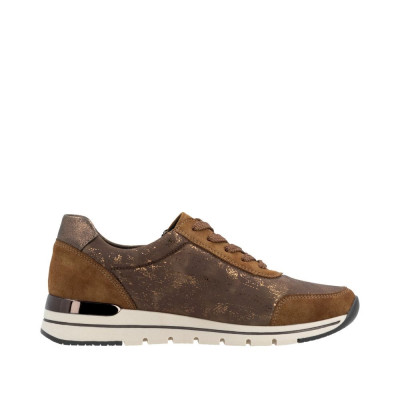 tennis stretch velours cognac|Grande taille femme|Remonte