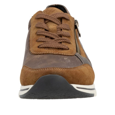 tennis stretch velours cognac|Grande taille femme|Remonte