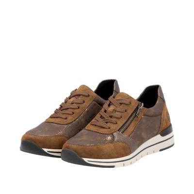 tennis stretch velours cognac|Grande taille femme|Remonte