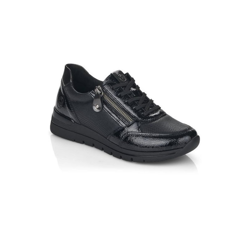 Chaussure lacets sport noir | Grande taille femme | REMONTE