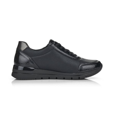 Chaussure lacets sport noir | Grande taille femme | REMONTE