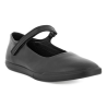 Ballerine sport avec bride en cuir noir | Grande pointure femme | Ecco
