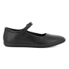 Ballerine sport avec bride en cuir noir | Grande pointure femme | Ecco