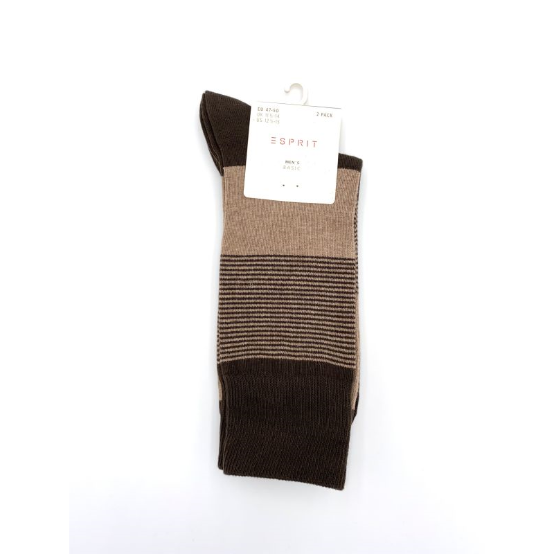 lot chaussettes 17847 marron foncé | Grande taille homme| ESPRIT