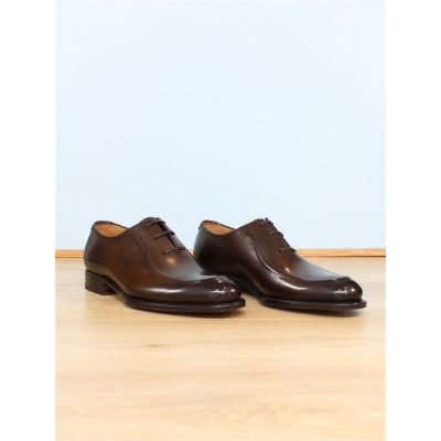 richelieu habillé à lacets en cuir marron | Petite pointure homme | ARBITER