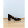 escarpin talon carré