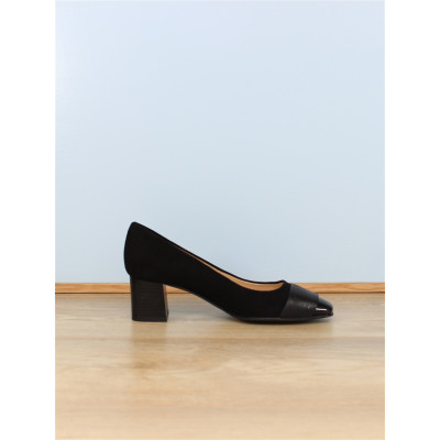 escarpin talon carré