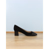 escarpin talon carré