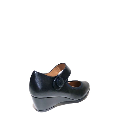 Escarpin bride à talon compensé | Petite taille femme confortable