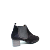 chelsea boots velours marron en petite taille femme
