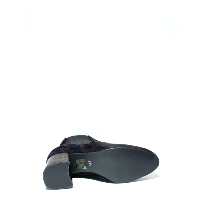chelsea boots velours marron en petite taille femme