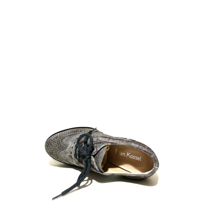 chaussure type richelieu sur talon haut en petite taille femme