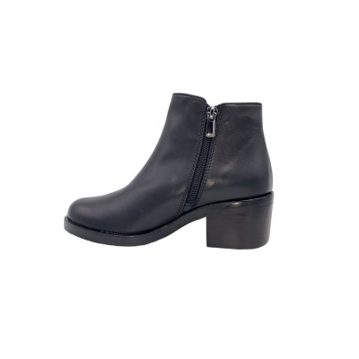 Chaussure Boots cuir noir | Petite taille femme | ELLEN KASSEL