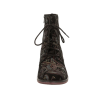 Chaussures boots à lacets noir multi en cuir | Grande taille femme | JOSEF SEIBEL