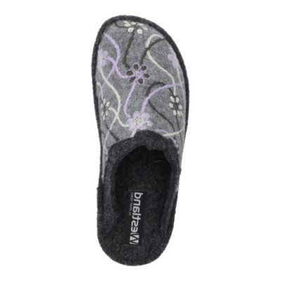 Mule d'intérieur en feutre grise|Grande taille femme|Westland