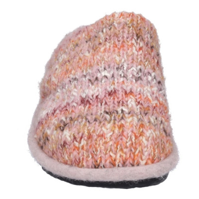 Mule d'intérieur en feutre rose fourrée|Grande taille femme|Westland