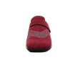 Chausson mule bordeaux | Grande taille femme | WESTLAND