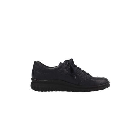 Sneakers confort à lacet en cuir marine | Petite taille femme | Semler