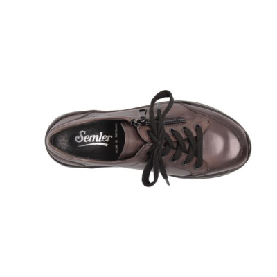 Basket confort sneakers en cuir metallique | Petite taille femme | SEMLER