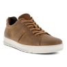 Sneakers byway en nubuck camel | Grande taille homme | Ecco