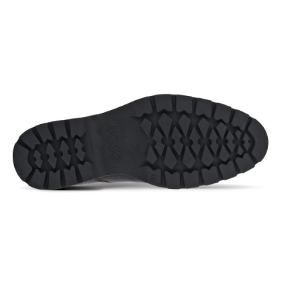 Derby en cuir marron à lacets semelle épaisse | Grande pointure homme | ECCO