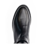 Botte plate noir en cuir | Grande pointure femme | Gabor