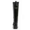 Botte plate noir en cuir | Grande pointure femme | Gabor