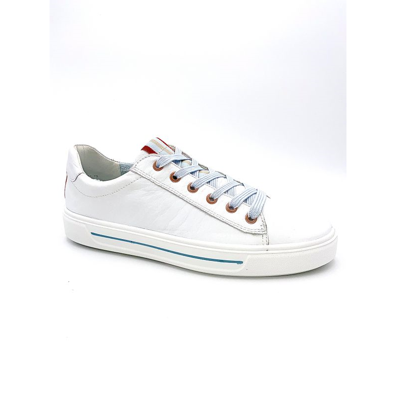 Basket de ville blanche en cuir | Grande pointure femme | ARA