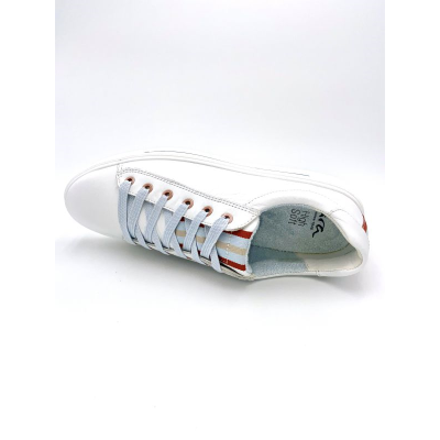 Basket de ville blanche en cuir | Grande pointure femme | ARA