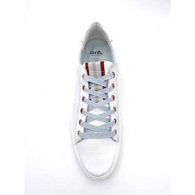 Basket de ville blanche en cuir | Grande pointure femme | ARA