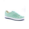 Chaussure basket de ville grande largeur en velours vert | Grande taille femme |ARA