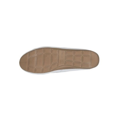 Chaussure mocassin sport en cuir blanc| Grande taille femme |ARA