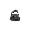 Mule à 2 velcro noir en cuir | Grande pointure femme | ECCO
