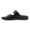 Mule à 2 velcro noir en cuir | Grande pointure femme | ECCO
