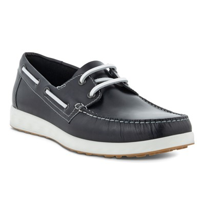 Mocassin bateau en cuir marine | Grande pointure homme | ECCO